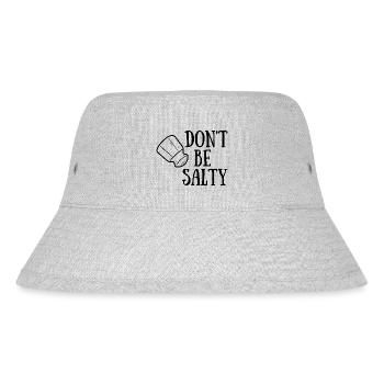 Don´t be Salty - Stanley/Stella recycelter Bucket Hat - Grau meliert - Vorne