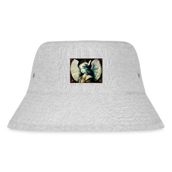 Little Angel - Stanley/Stella Recycled Bucket Hat - heather grey - Front