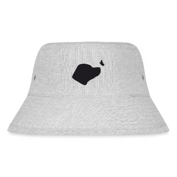 American Staffordshire Terrier - Stanley/Stella recycelter Bucket Hat - Grau meliert - Vorne