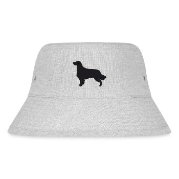 Golden Retriever Silhouette - Stanley/Stella recycelter Bucket Hat - Grau meliert - Vorne