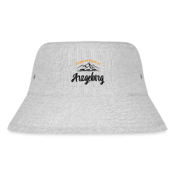 Erzgebirge Heimat - Stanley/Stella recycelter Bucket Hat - Grau meliert - Vorne