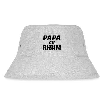 Papa au Rhum - Bob recyclé Stanley/Stella - gris chiné - Devant