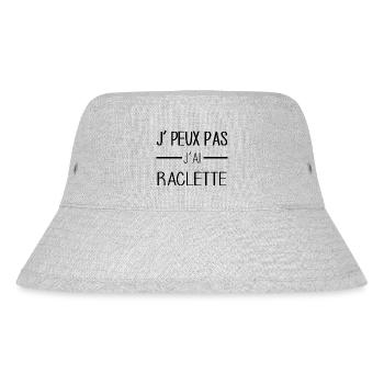 Raclette addict, fondre de plaisir! - Bob recyclé Stanley/Stella - gris chiné - Devant