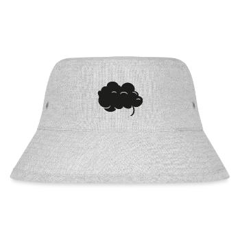 Black Cloud - Stanley/Stella Recycled Bucket Hat - heather grey - Front