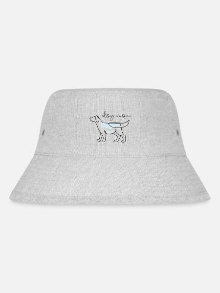 Dog mom hund - Stanley/Stella recycelter Bucket Hat - Grau meliert
