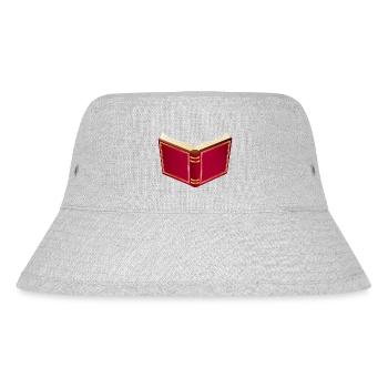 Open red book for Santa Claus and Christmas - Stanley/Stella Recycled Bucket Hat - heather grey - Front