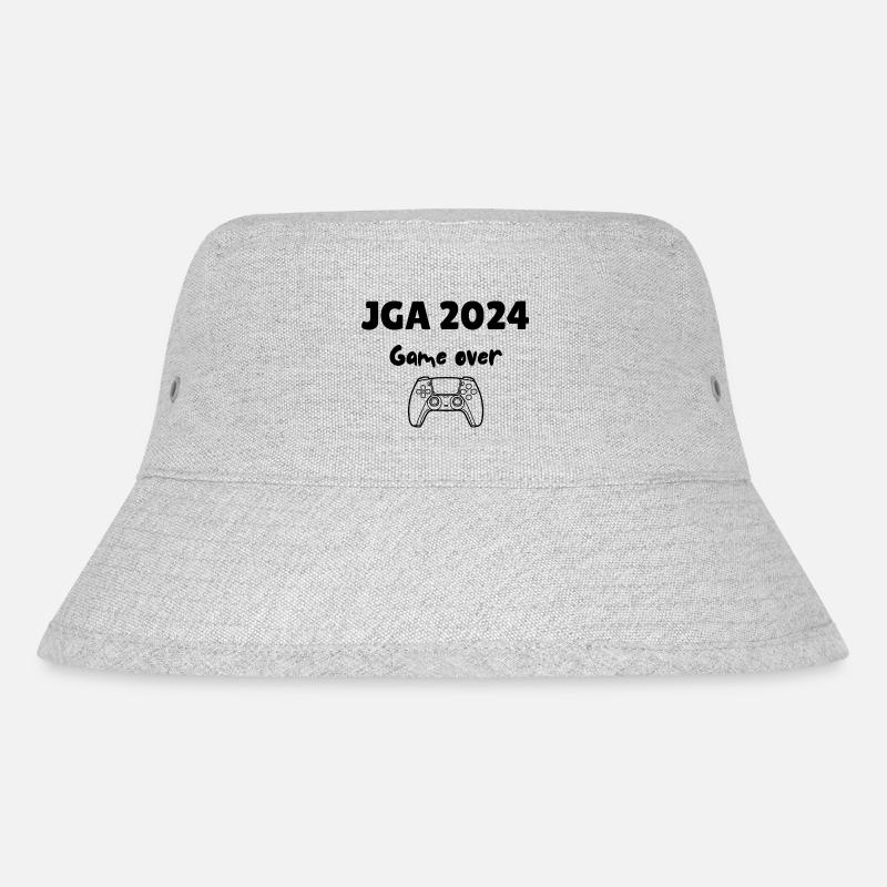 Junggesellenabschied - Stanley/Stella recycelter Bucket Hat - Grau meliert