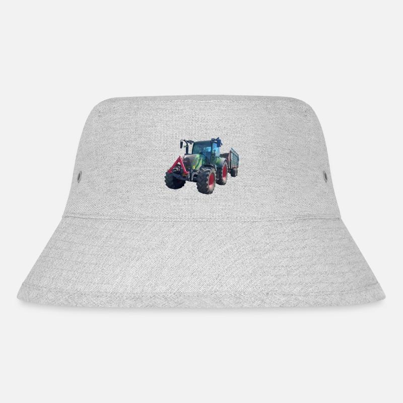Traktor - Stanley/Stella recycelter Bucket Hat - Grau meliert