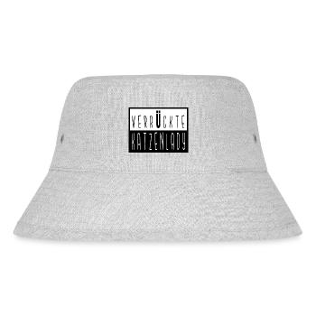 humor cat sea cat kitty - Stanley/Stella Recycled Bucket Hat - heather grey - Front