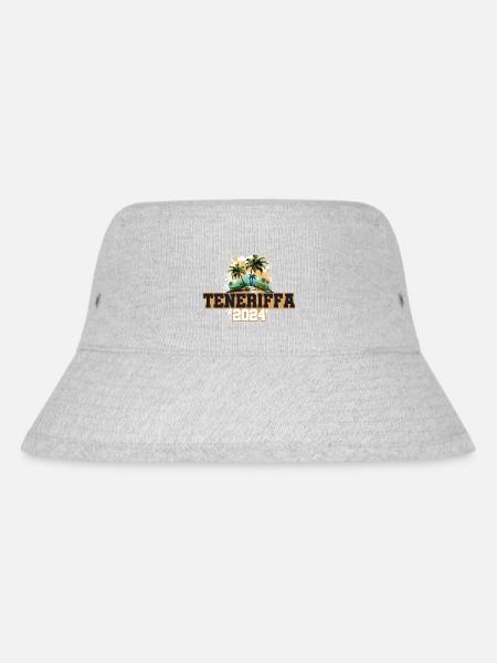 Teneriffa 2024 Reisen Urlaub - Stanley/Stella recycelter Bucket Hat - Grau meliert