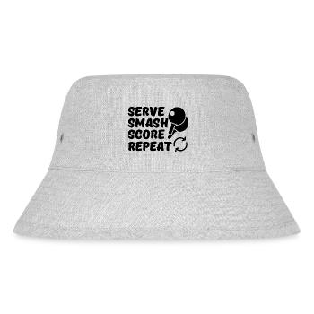 Table Tennis Player Table Tennis Table Tennis Racket - Stanley/Stella Recycled Bucket Hat - heather grey - Front