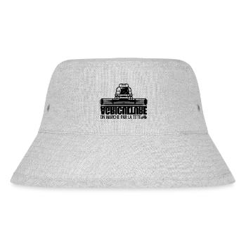 French farmers, farmer, agriculture. - Stanley/Stella Recycled Bucket Hat - heather grey - Front