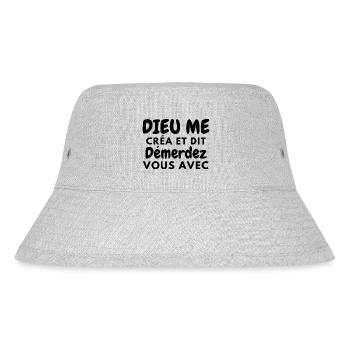 dieu me créa et dit démerdez vous avec 1 - Bob recyclé Stanley/Stella - gris chiné - Devant