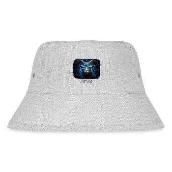 Zodiac sign Capricorn Date - Stanley/Stella Recycled Bucket Hat - heather grey - Front
