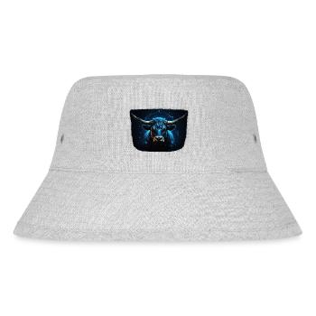 Zodiac sign Taurus - Stanley/Stella Recycled Bucket Hat - heather grey - Front