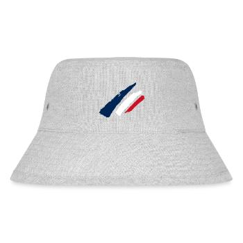 France Style Flag - Stanley/Stella Recycled Bucket Hat - heather grey - Front