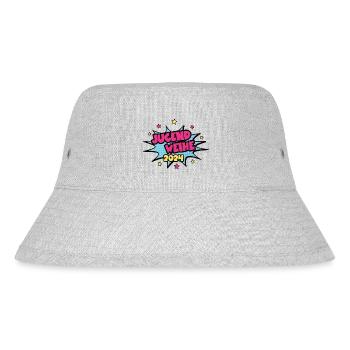 Jugendweihe 2024 Erwachsen Werden Jugendweihen 24 - Stanley/Stella recycelter Bucket Hat - Grau meliert - Vorne