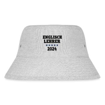 Englischlehrer 2024 Beruf Studium Lehramt Englisch - Stanley/Stella recycelter Bucket Hat - Grau meliert - Vorne