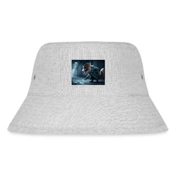 Detektiv Fuchs - Stanley/Stella recycelter Bucket Hat - Grau meliert - Vorne