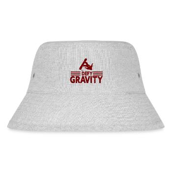 Skiing Snowboard Mountains Holiday Snow Freestyle - Stanley/Stella Recycled Bucket Hat - heather grey - Front