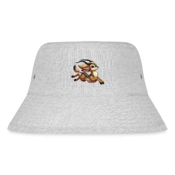Antelope girl running - Stanley/Stella Recycled Bucket Hat - heather grey - Front