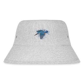 Eisvogel Gartenvogel Singvogel Biologe Vogel - Stanley/Stella recycelter Bucket Hat - Grau meliert - Vorne