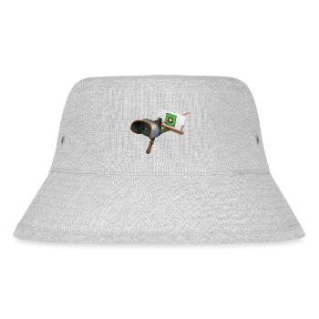 STEREOSCOPE – Geek & Science-Fiction - Stanley/Stella recycelter Bucket Hat - Grau meliert - Vorne