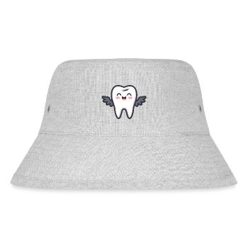 Zahn - Stanley/Stella recycelter Bucket Hat - Grau meliert - Vorne