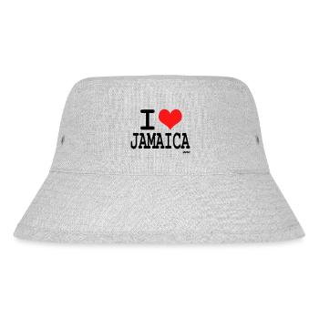i love jamaica by wam - Bob recyclé Stanley/Stella - gris chiné - Devant
