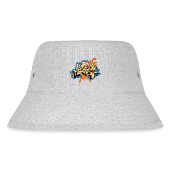 Graffiti Design Storm - Stanley/Stella recycelter Bucket Hat - Grau meliert - Vorne