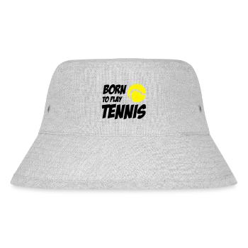 Born to play Tennis - Stanley/Stella Recycled Bucket Hat - heather grey - Front