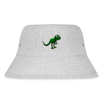 dino - Stanley/Stella recycelter Bucket Hat - Grau meliert - Vorne