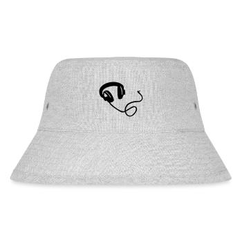 Kopfhörer - Stanley/Stella recycelter Bucket Hat - Grau meliert - Vorne