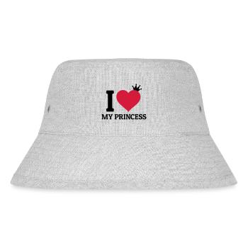I love my Princess - Bob recyclé Stanley/Stella - gris chiné - Devant