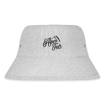 alpen tour - Stanley/Stella recycelter Bucket Hat - Grau meliert - Vorne