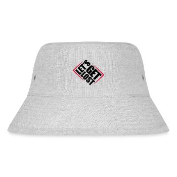 Lets Get Lost - Stanley/Stella Recycled Bucket Hat - heather grey - Front