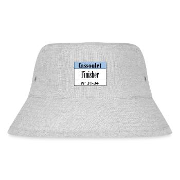 Cassoulet Finisher Languedoc - Stanley/Stella recycelter Bucket Hat - Grau meliert - Vorne
