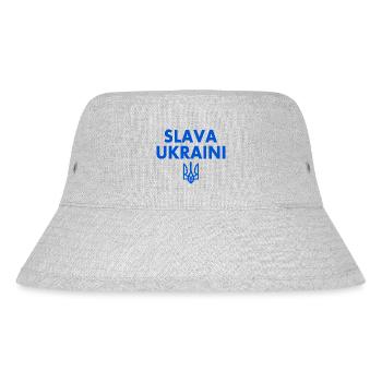 Slava ukraini Ukraina - Stanley/Stella Recycled Bucket Hat - heather grey - Front