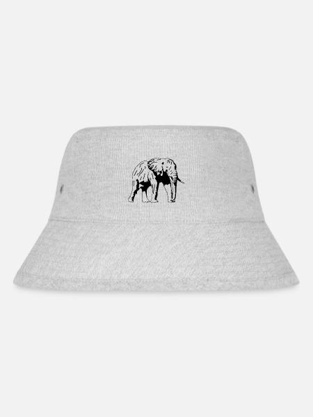 Safari Zoo Animal Safari Zoo - Stanley/Stella recycelter Bucket Hat - Grau meliert