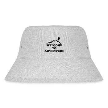 Adventure Travel Hiking Mountain - Stanley/Stella Recycled Bucket Hat - heather grey - Front
