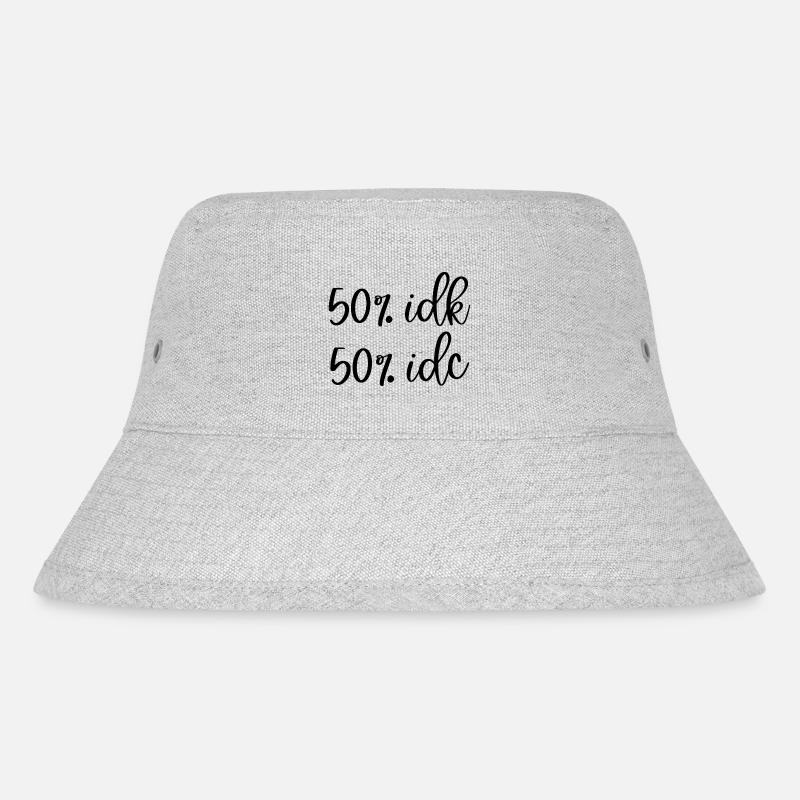 50% IDK 50% IDC - Bob recyclé Stanley/Stella - gris chiné