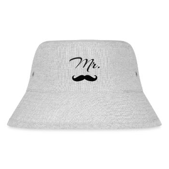 M. MISTER MAN BEARD - Bob recyclé Stanley/Stella - gris chiné - Devant