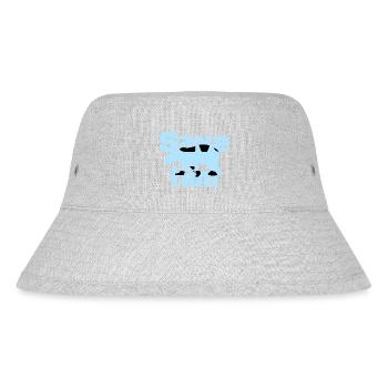 Rettet den Eisbären - Stanley/Stella recycelter Bucket Hat - Grau meliert - Vorne
