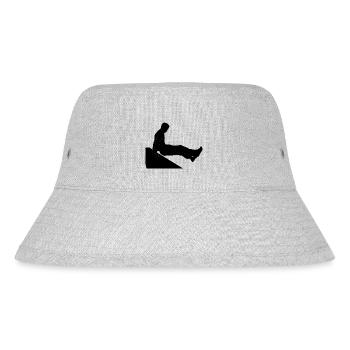 Dash parkour jump skill - Stanley/Stella Recycled Bucket Hat - heather grey - Front