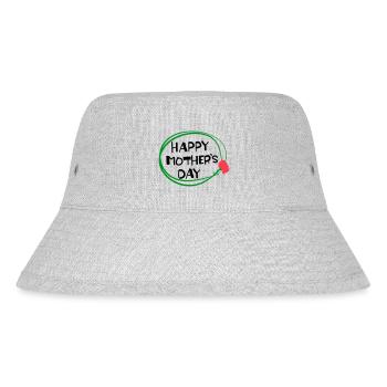 Happy Mother's Day lettering 3 - Stanley/Stella Recycled Bucket Hat - heather grey - Front