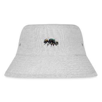 Ameisenbiene Roboter - Stanley/Stella recycelter Bucket Hat - Grau meliert - Vorne