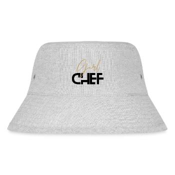 Girl Chef - Stanley/Stella recycelter Bucket Hat - Grau meliert - Vorne