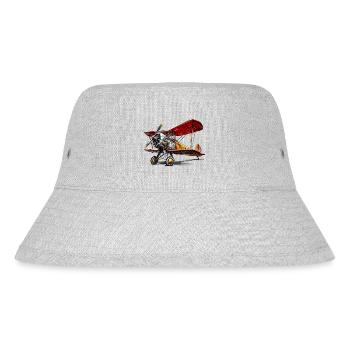 Vintage cars are also available for airplanes - Stanley/Stella Recycled Bucket Hat - heather grey - Front