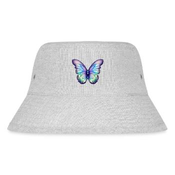 Schmetterling Insekt Falter Tier - Stanley/Stella recycelter Bucket Hat - Grau meliert - Vorne