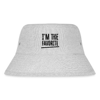 I'm The Favorite - Funny Gift - Stanley/Stella Recycled Bucket Hat - heather grey - Front